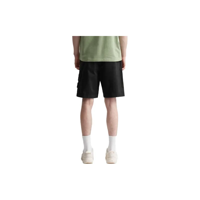 STONE ISLAND Cargo Shorts Unisex Black-4