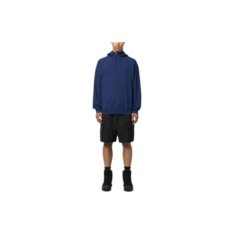 Y-3 Organic Cotton-blend Short-zip Hoodie-1