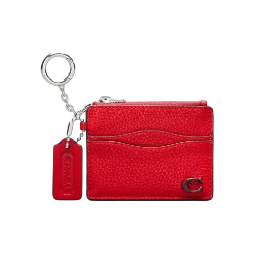 Coachtopia Card Holders Rose Flower Red