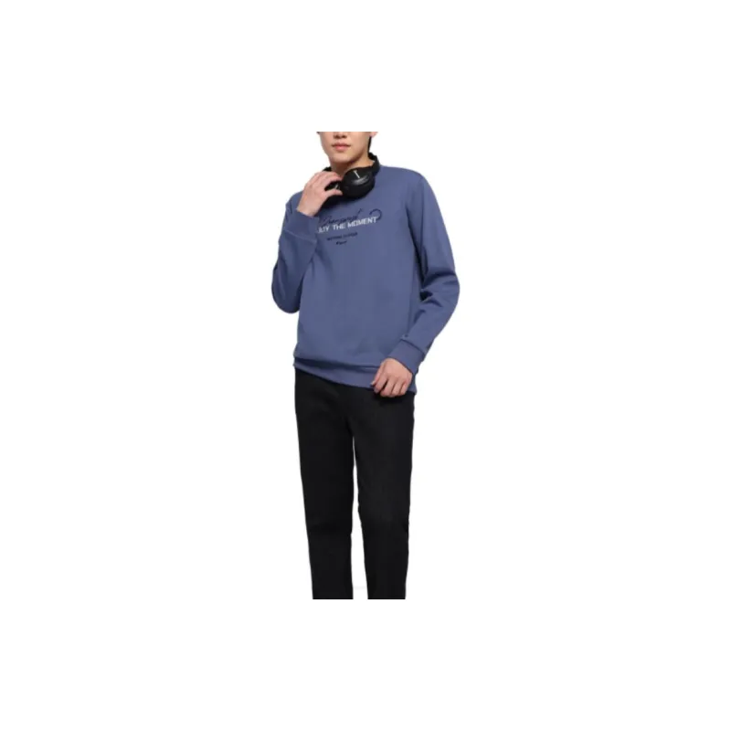 Jean West Sweatshirt Men's Purple Blue-2