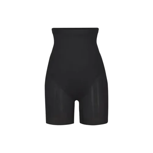 SKIMS SIMPLY BARE MID THIGH SHORT Shapewear Bottom Women's ONYX/Onyx