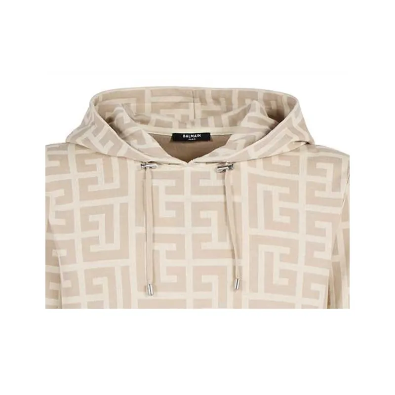 BALMAIN Sweatshirts Men Beige-5