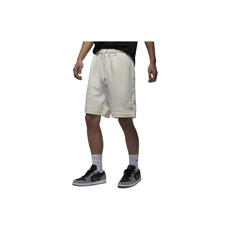 Jordan Flight Diamond Casual Shorts Men's Sail White-4