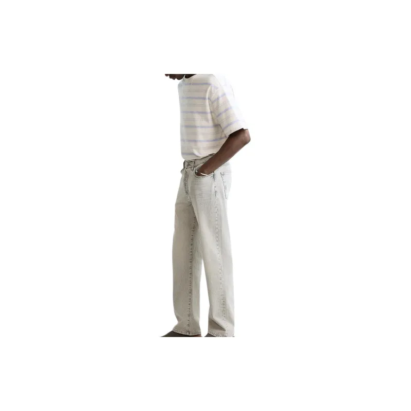 ZARA T-Shirt Men's Lilac / White-4
