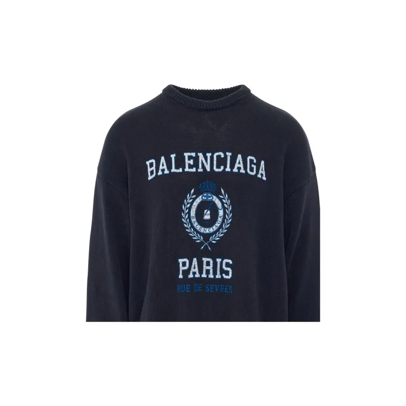 Balenciaga SS22 Sweater Men's Blue-5