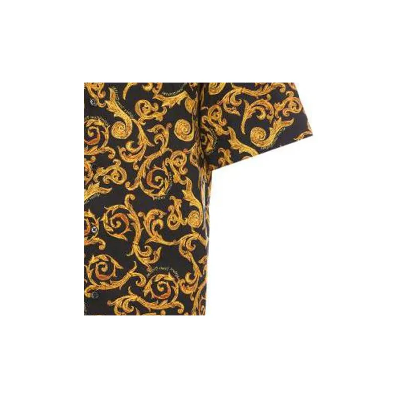 VERSACE JEANS COUTURE Baroque pattern Cotton Shirt-5