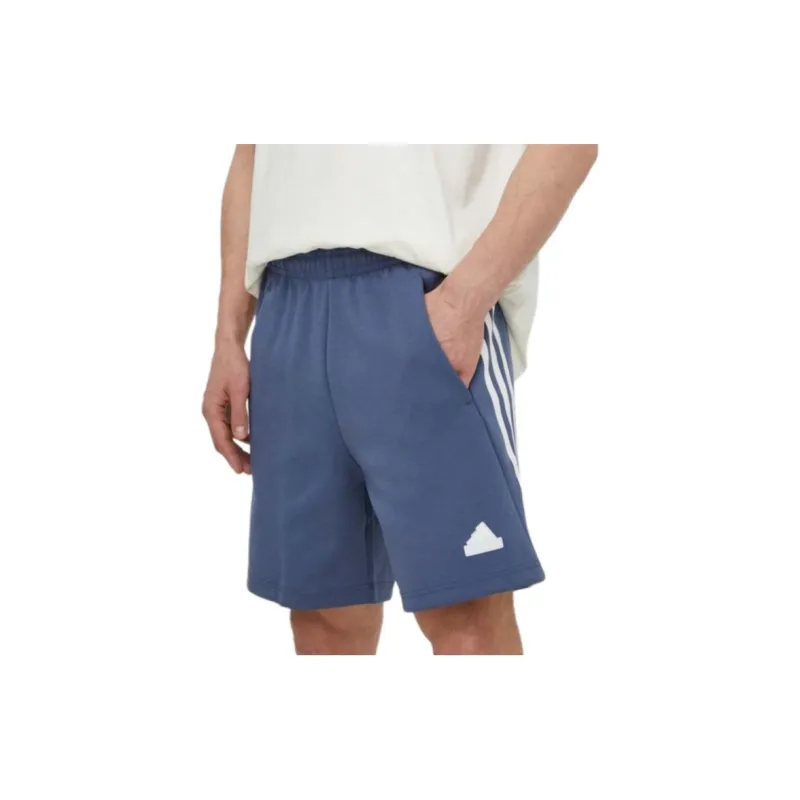 Adidas Future Icons 3 Stripes Shorts Casual Shorts Men's Blue-4