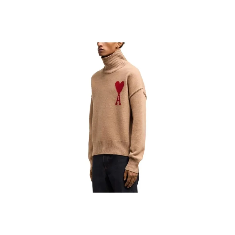 AMIPARIS Paris Ami De Coeur Logo Intarsia Knitted Jumper-3