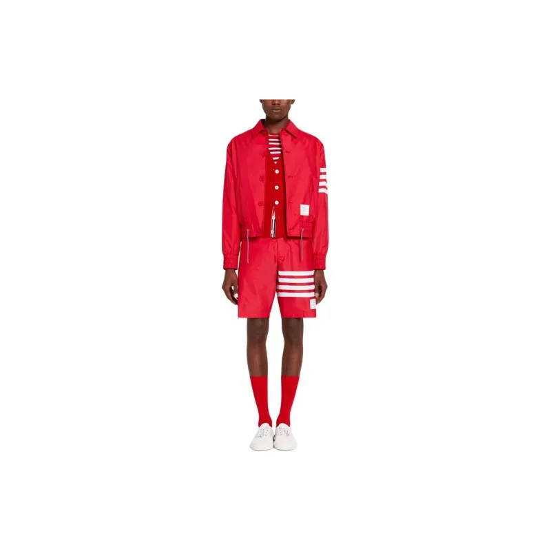 THOM BROWNE· Casual Shorts Men's Red-3