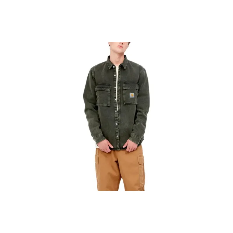 Carhartt WIP Denim Jackets Men Green-2