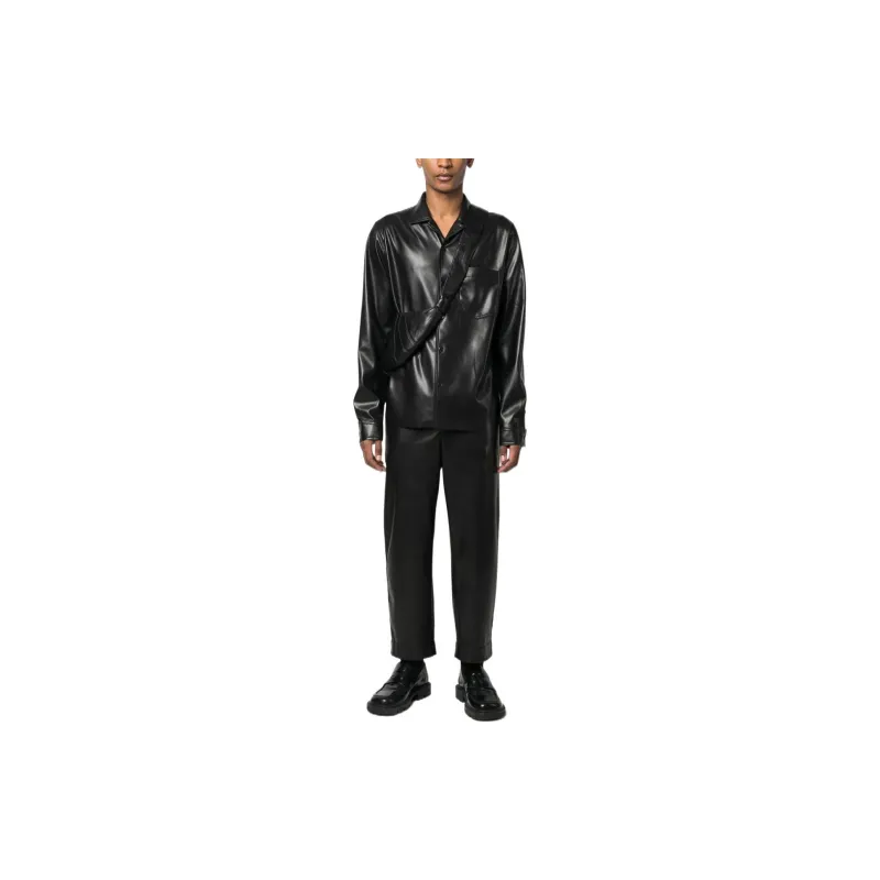 NANUSHKA Coated finish Shirt Jacket-1