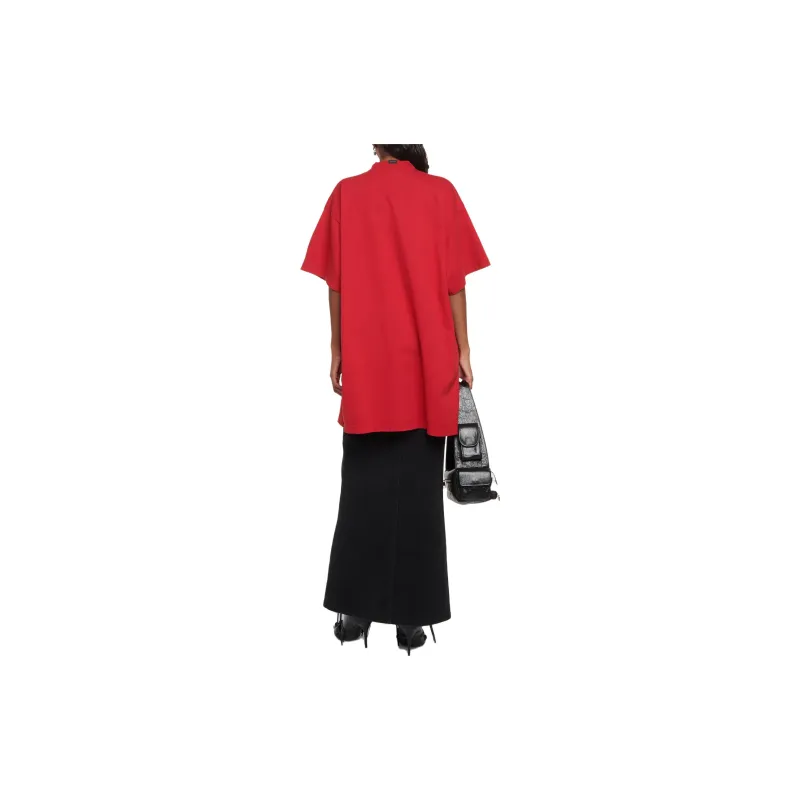 Balenciaga T Shirts Men Red-3