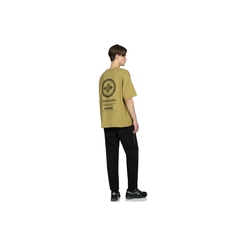 EVISU T Shirts Men Khaki-3