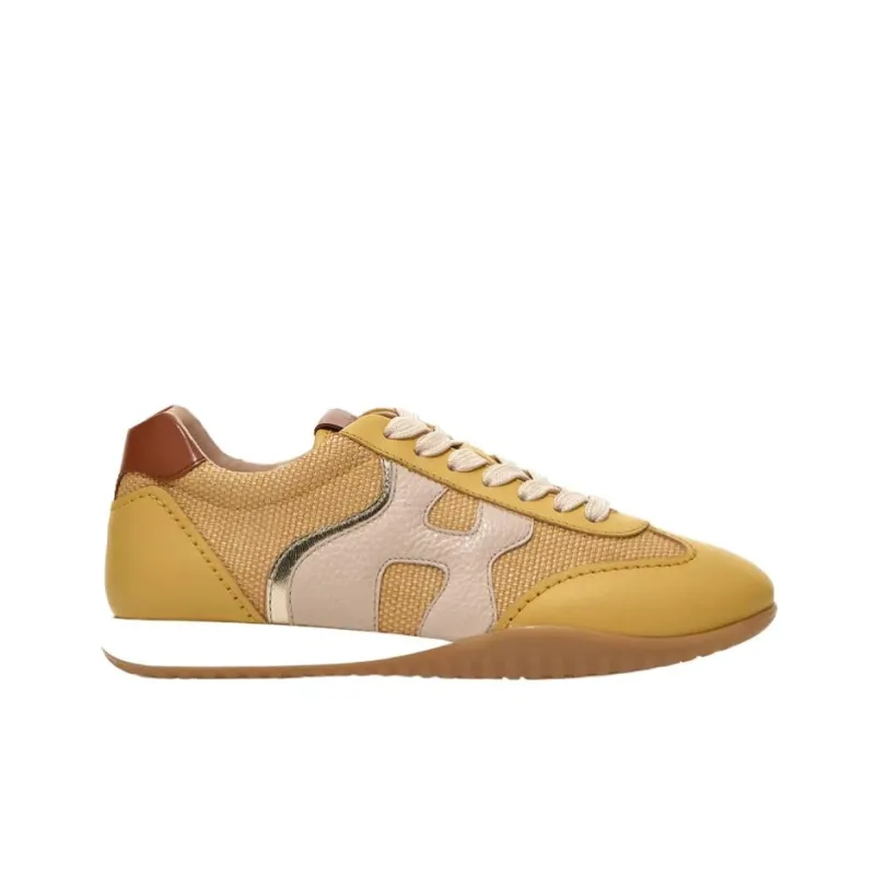 HOGAN Olympia Casual Shoes Women's Low-Top Yellow-1