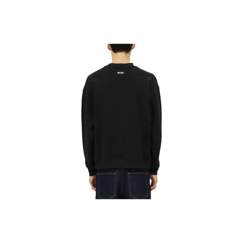 MSGM Logo Patch Sweatshirt-2