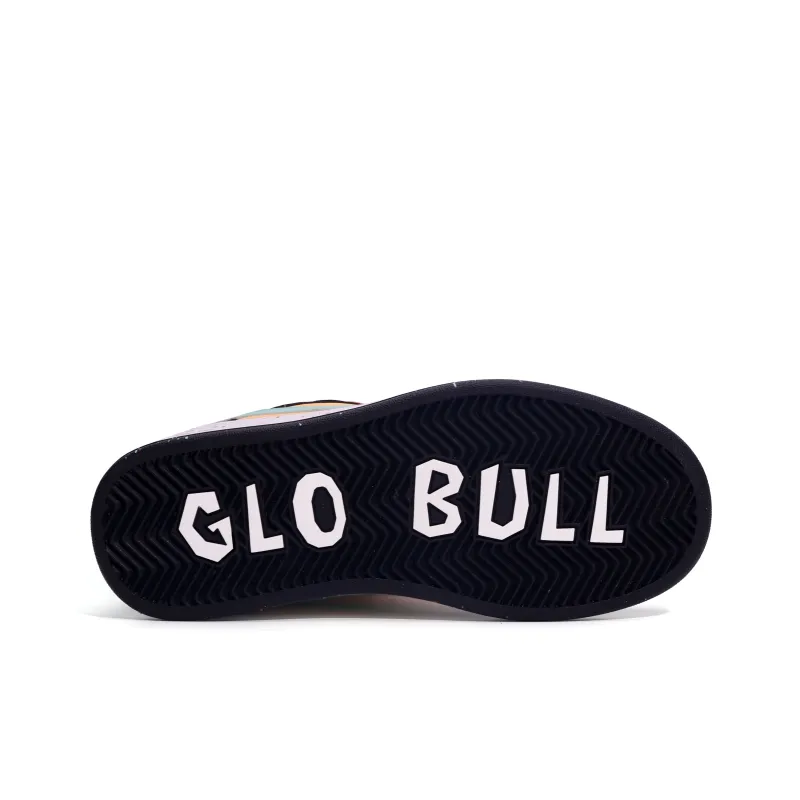GLO BULL Skateboard Shoes Unisex Low Top Black Yellow Orange-5