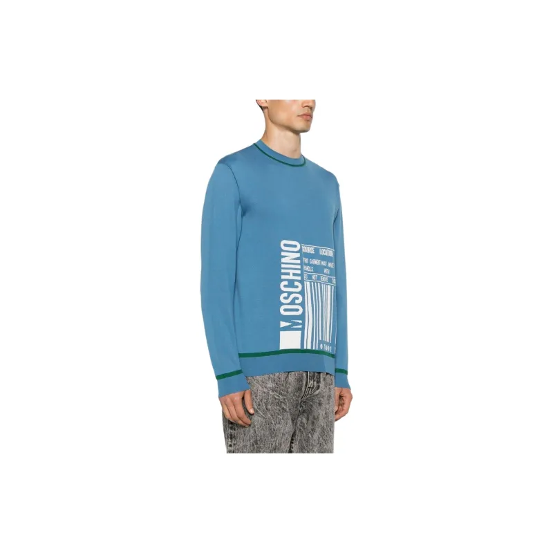 MOSCHINO Knitwear Men Blue-2