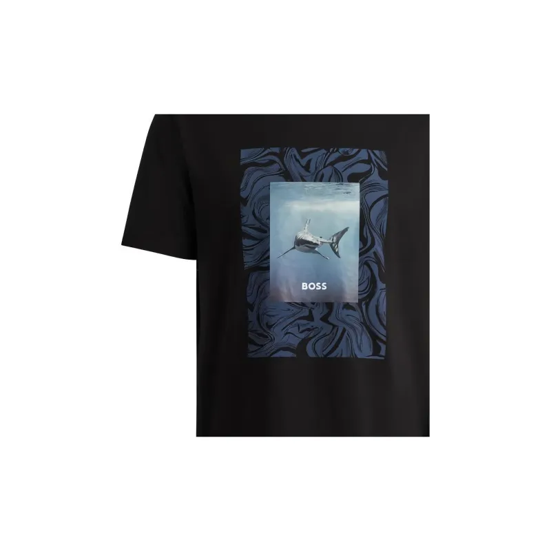HUGO BOSS T Shirts Men Black-5