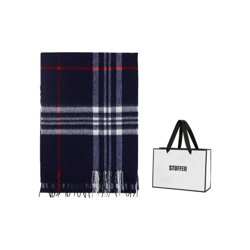 STUFFER 100% Pure Wool Knit Scarves Unisex-30