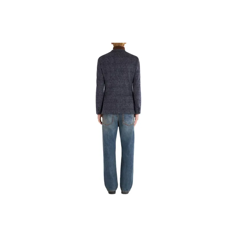 ETRO Jackets Men Marine Blue-3