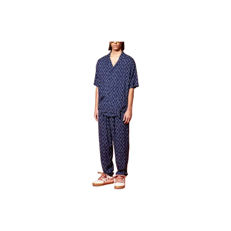 Marcelo Burlon Stitch Cross-print Pajama Shirt-2