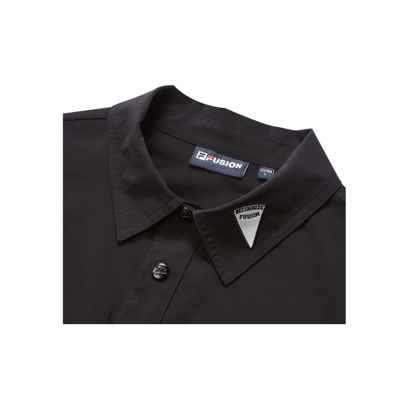 FILA FUSION Polo Shirts Men Jet Black-2