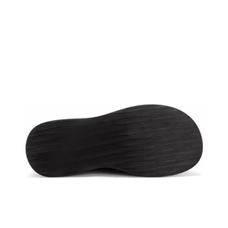 Satchi Abrasion-Resistant Wrap-toe Slippers Women's Black-4