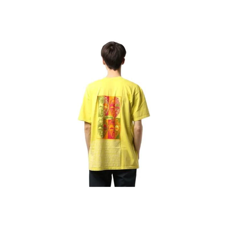 Stussy Masks Pigment Dyed Tee T Shirt Men's-5