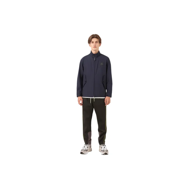 Burberry Letter Graphic Applique Harrington Jacket-2