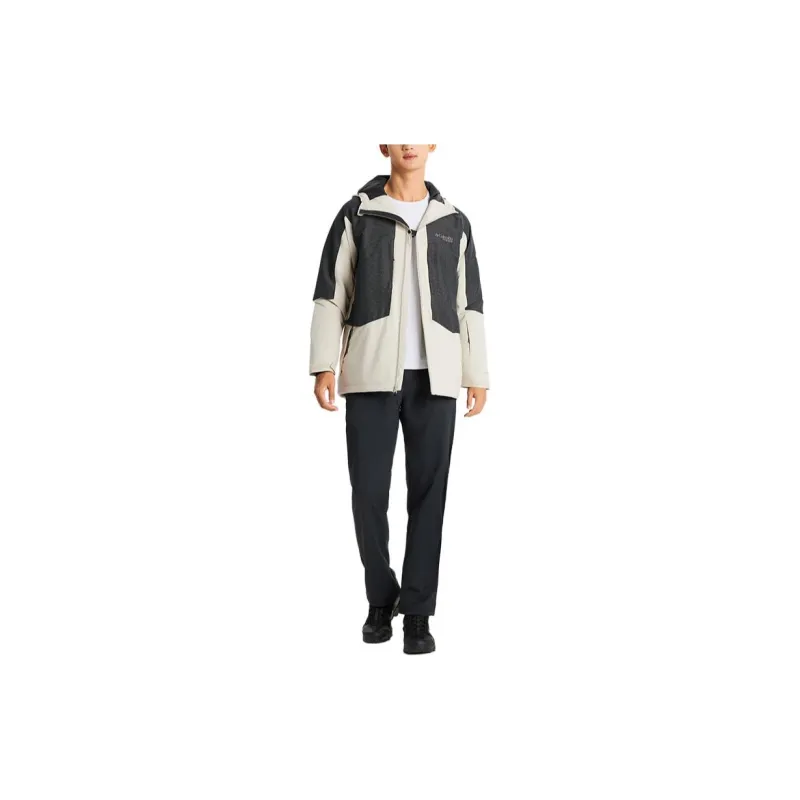 Columbia TITANIUM Ski Tops Men Ecru-2