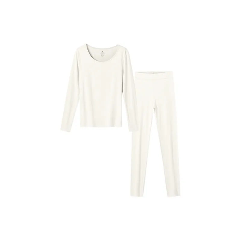Ubras Muscle bottomed Clothing Series Thermal Set Women's-10