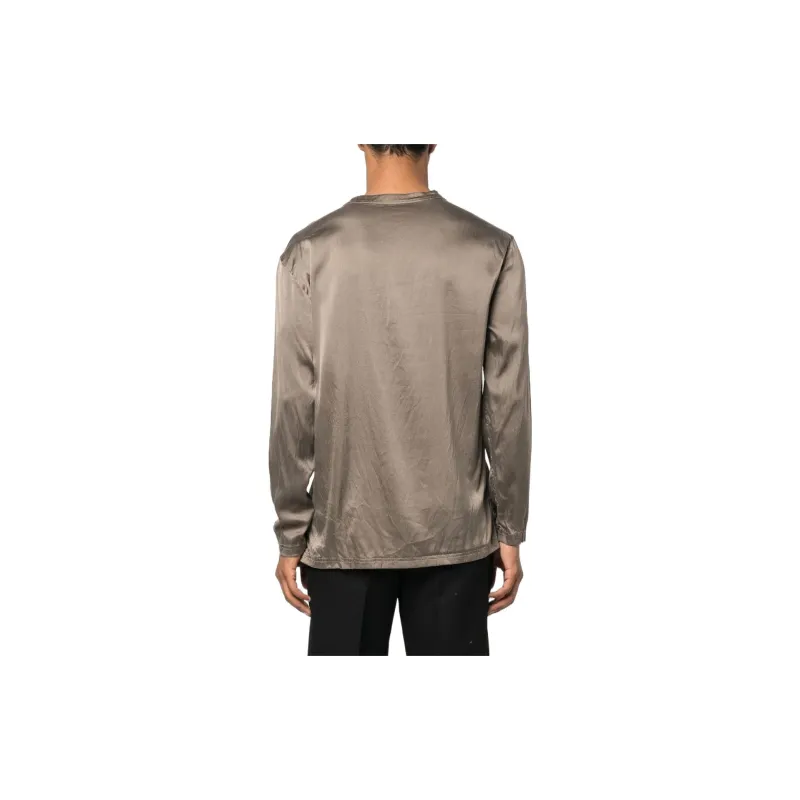 TOM FORD Long Sleeved Half Buttoned Pyjama Shirt-3