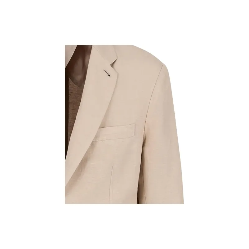 EMPORIO ARMANI SS24 Business Suit Coat Men's Light Khaki-5