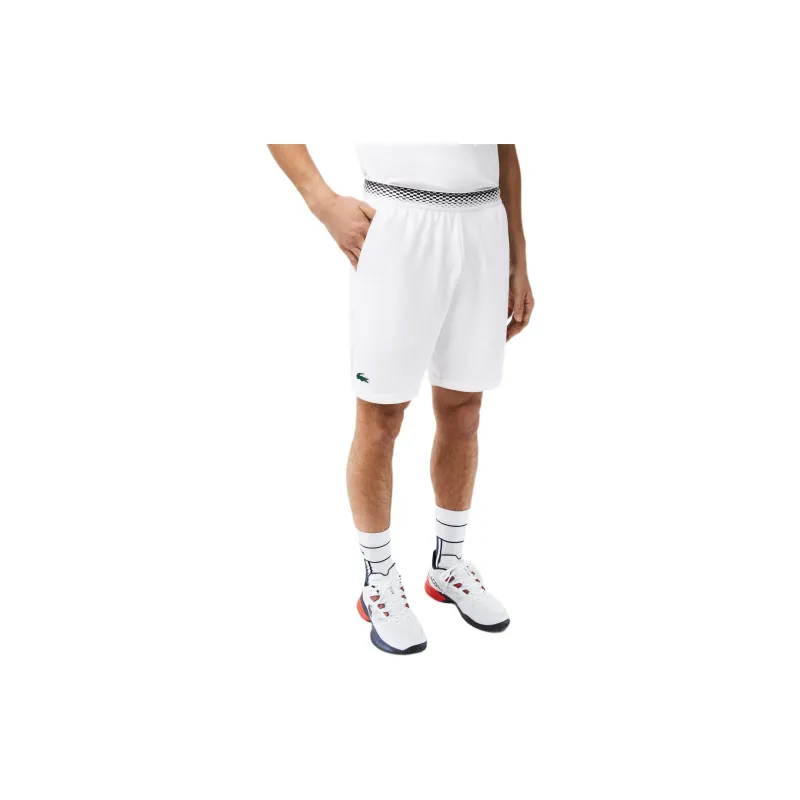 LACOSTE Casual Shorts Men White-3
