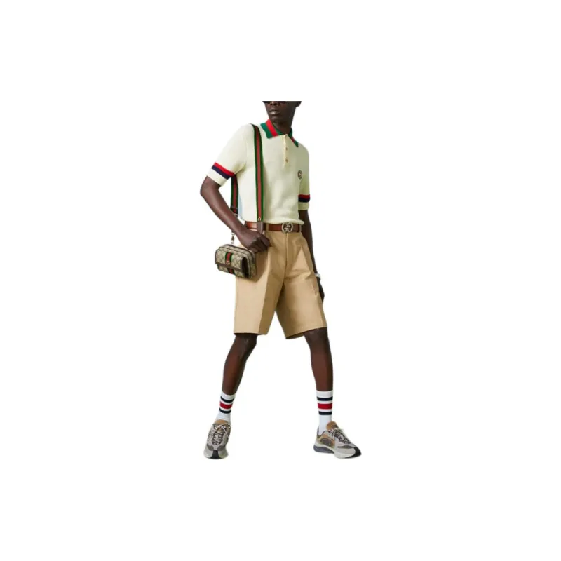 GUCCI Pleated Front Shorts-3