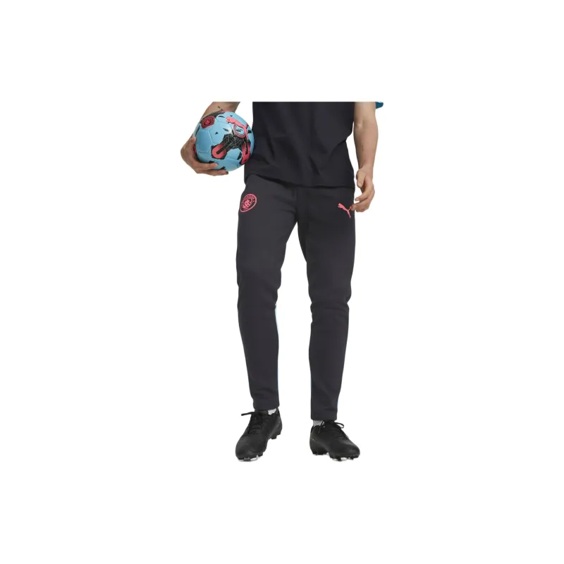 PUMA Manchester City Knitted Sweatpants Men's Dark Marine Blue-2