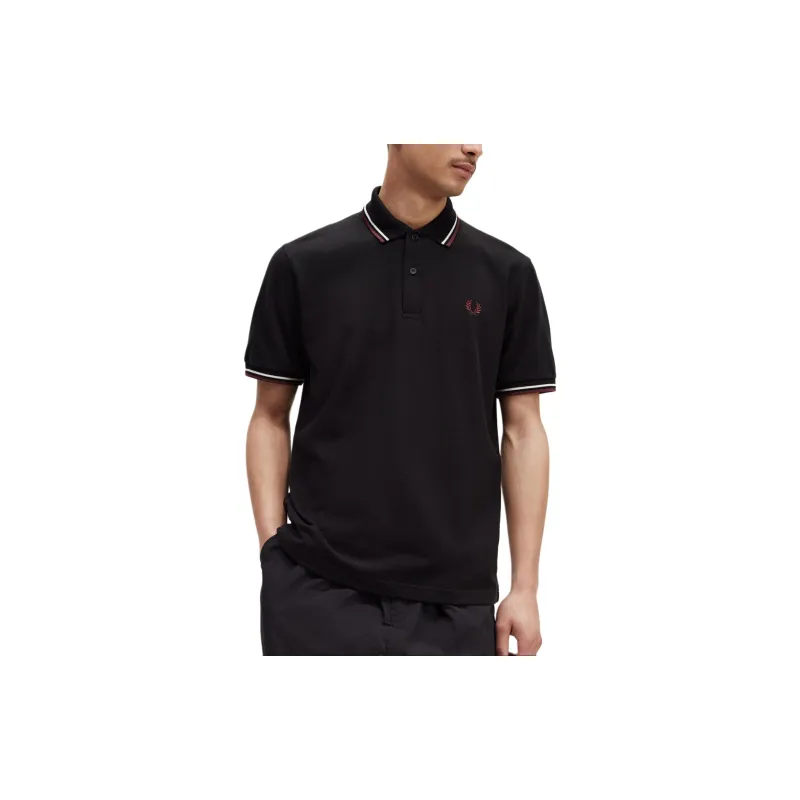 FRED PERRY Logo embroidered Polo Shirt-2
