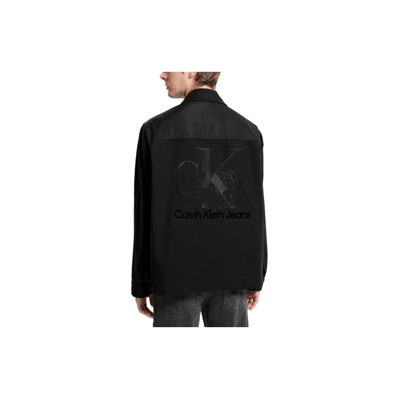 CALVIN KLEIN Denim Jacket Unisex Black-4