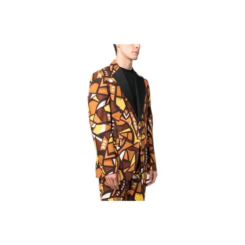 MOSCHINO Business Suits Men Orange-3
