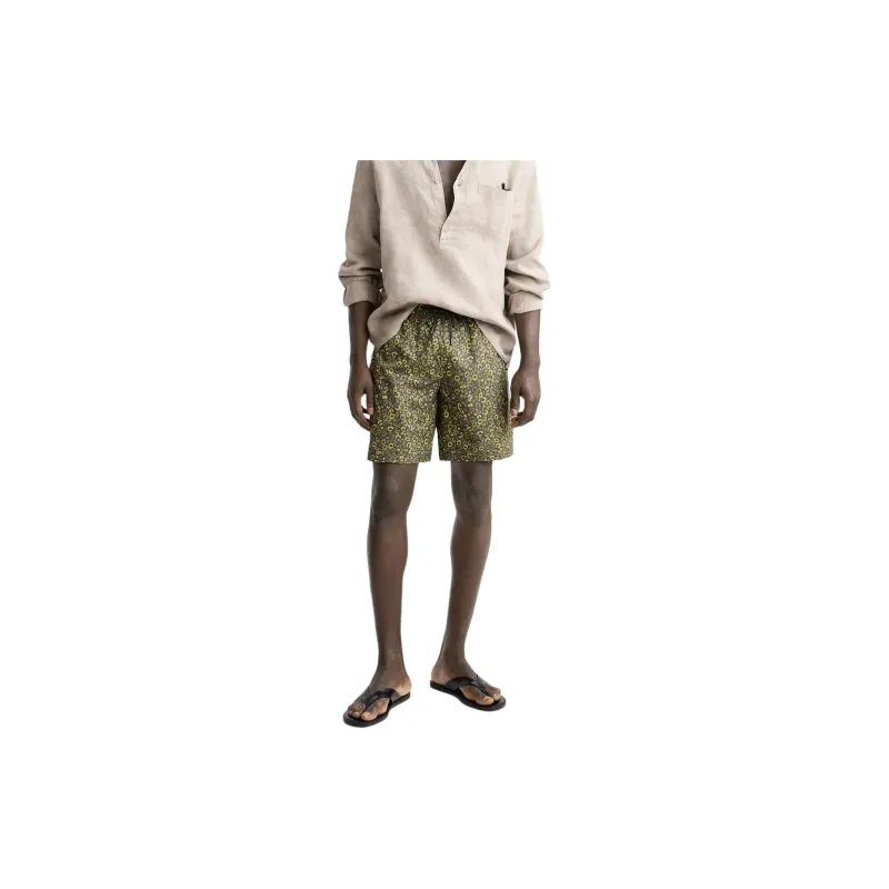 ZARA Swimming Shorts Men's Grass Green-2