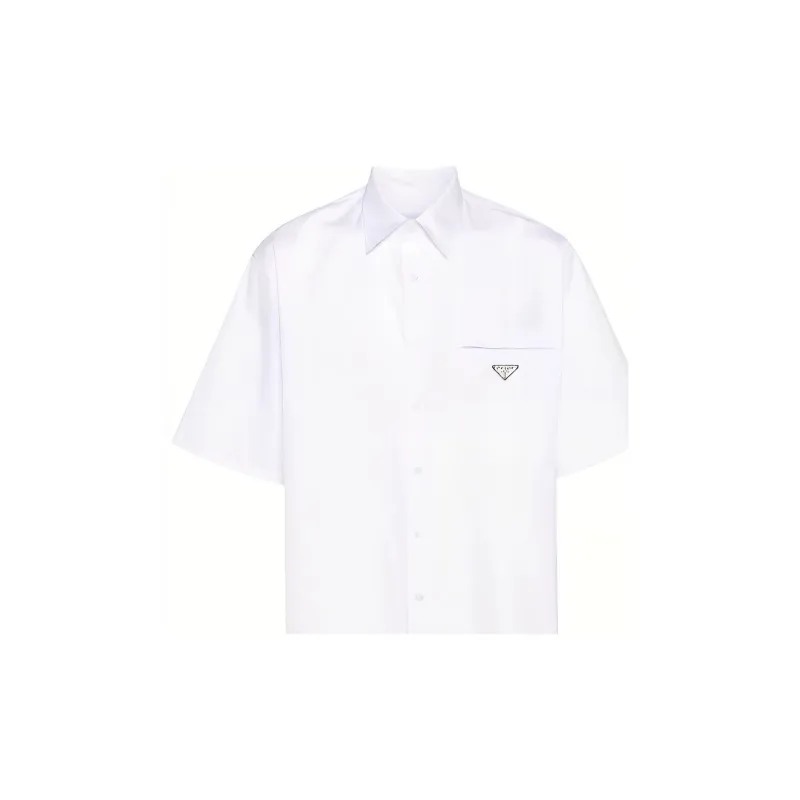 PRADA Shirts Men White-6