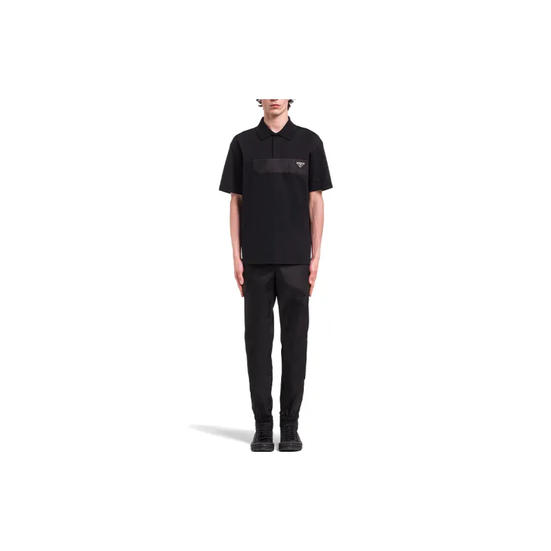 PRADA Polo Shirts Men Black-1