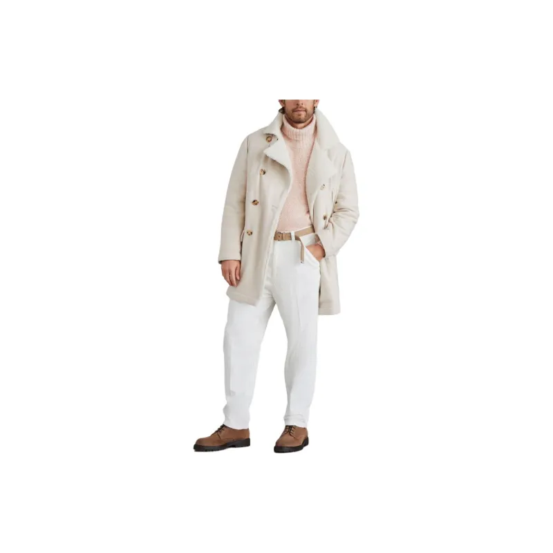 Brunello Cucinelli Double-Breasted Long-Sleeved Coat-1