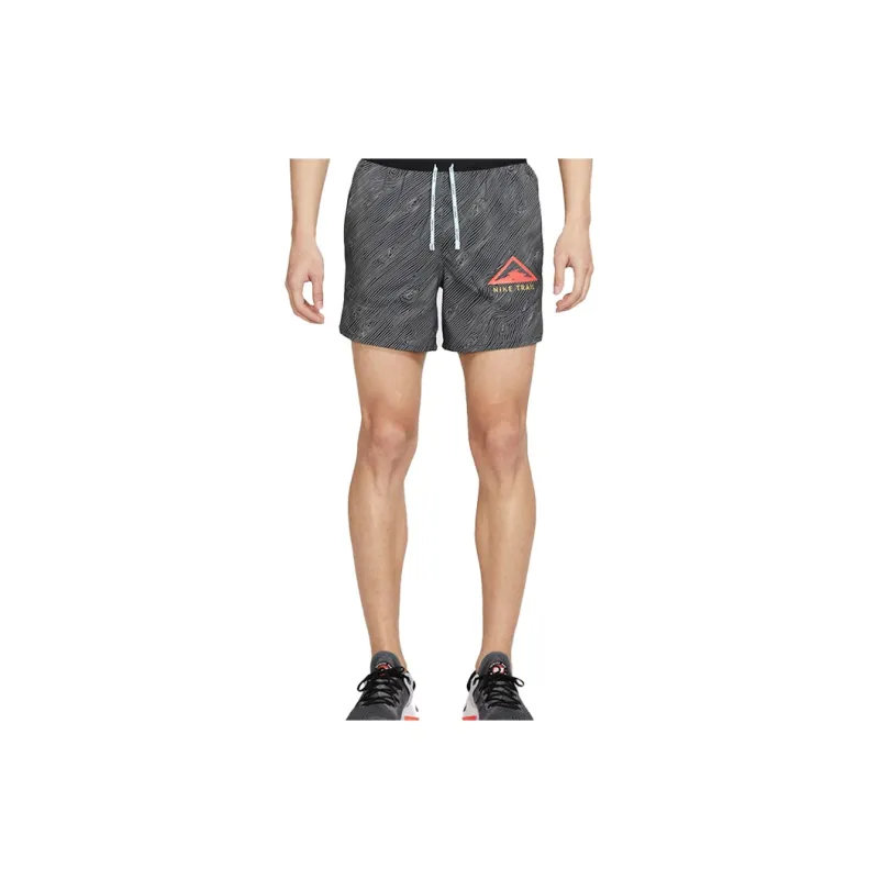 Nike Dri Fit Casual Shorts Men Black Red-2