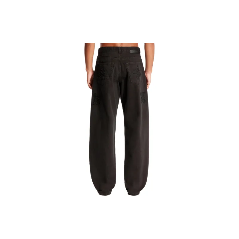 PALM ANGELS Mid rise Loose fit Jeans-1