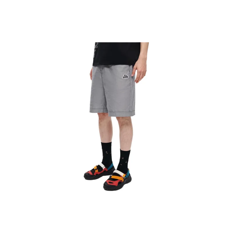 FILA FUSION BASEBALL Series Casual Shorts Men's Black-3