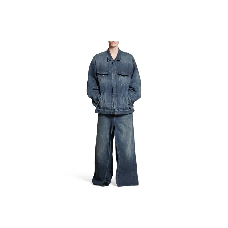 Balenciaga Deconstructed Denim Jacket-2