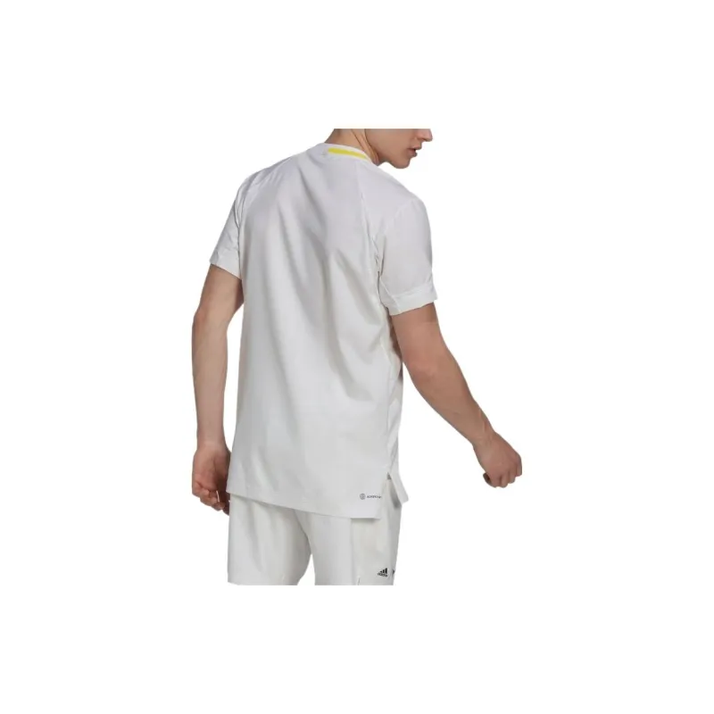 Adidas T Shirts Men White-2