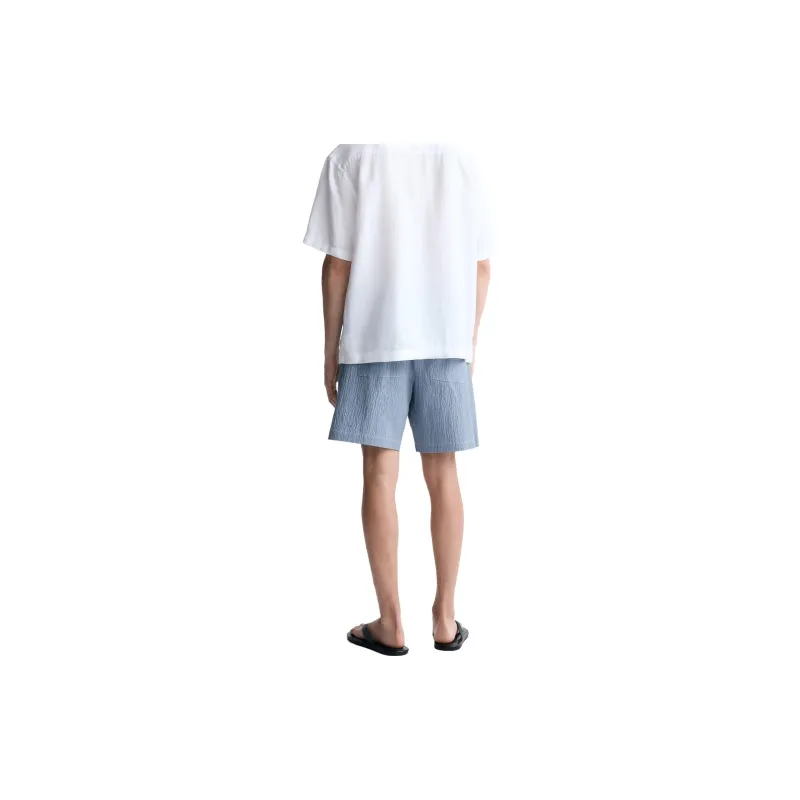 ZARA Casual Shorts Men Sky Blue-5