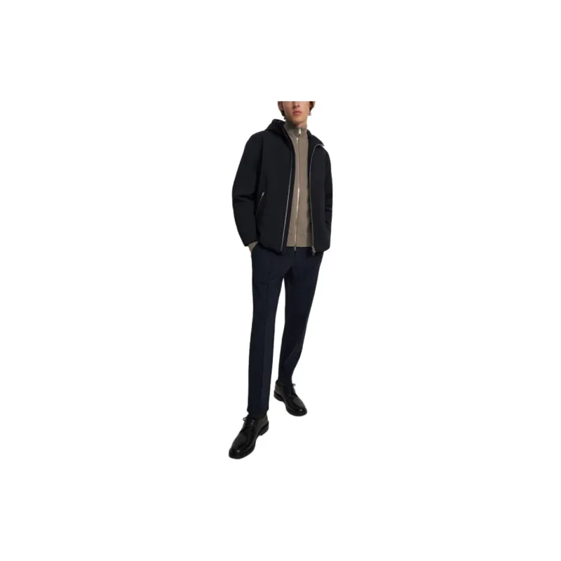 THEORY Jackets Men Charcoal Gray-1